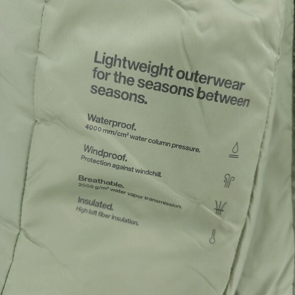 NWT RAINS Fuse Vest EVERGREEN Insulated Waterproof Windproof S M L - Picture 5 of 7